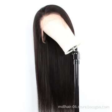 Wholesale Peruvian Virgin Hair Vendors Swiss Lace Wigs For Black Women Raw Virgin Cuticle Aligned Human Hair Lace Front Wig